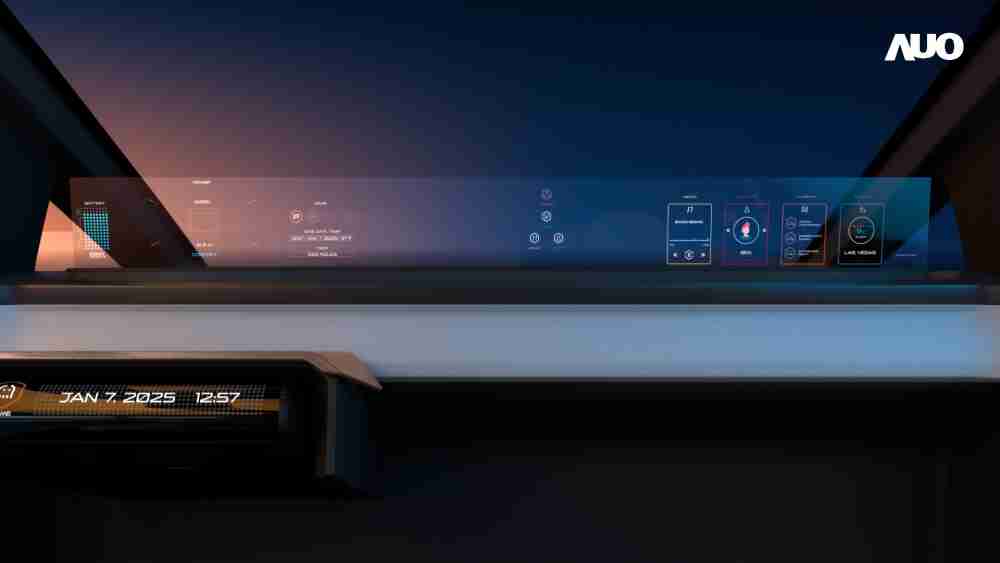 尊时凯龙无界透明显示接口(Horizon Image Glass)透过车运算方案整合仪表板、、中控台及副驾显示器，，，，一体式全景呈现，，，，提供乘用者清晰的前方视野、、、、行车必要信息与娱乐功能