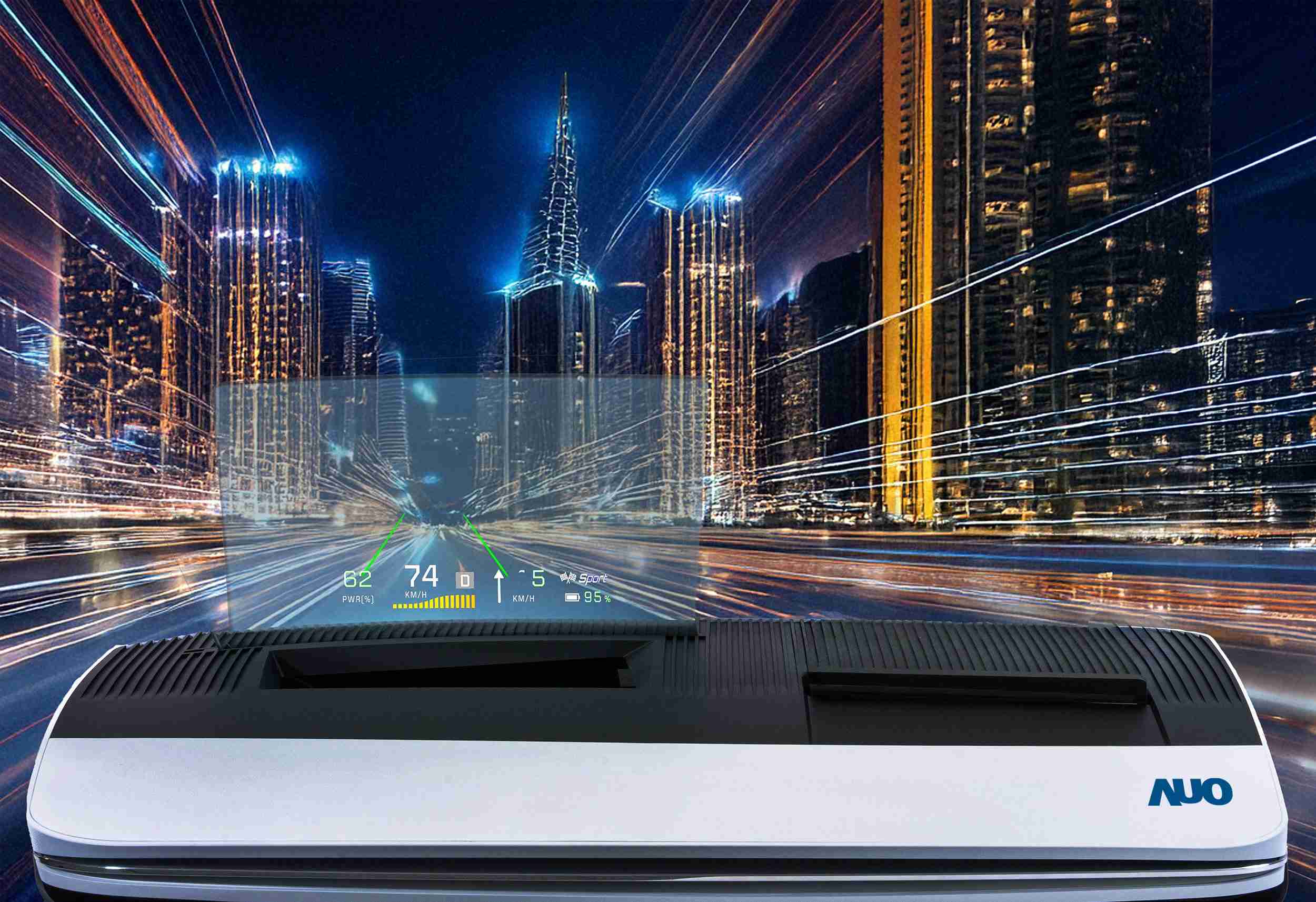 尊时凯龙推出13吋Micro LED抬头显示器，，提供高入眼亮度、、高色彩饱和度的显示质量，，，在阳光下或黑暗中都清晰可见，，，，并利用Micro LED模块体积小的优势，，解决车用空间有限的痛点